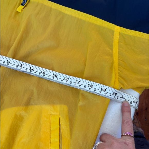 Vintage 90’s Nike Reversible Quarter Zip Windbreaker Jacket Red/Navy/Yellow M - Picture 14 of 15